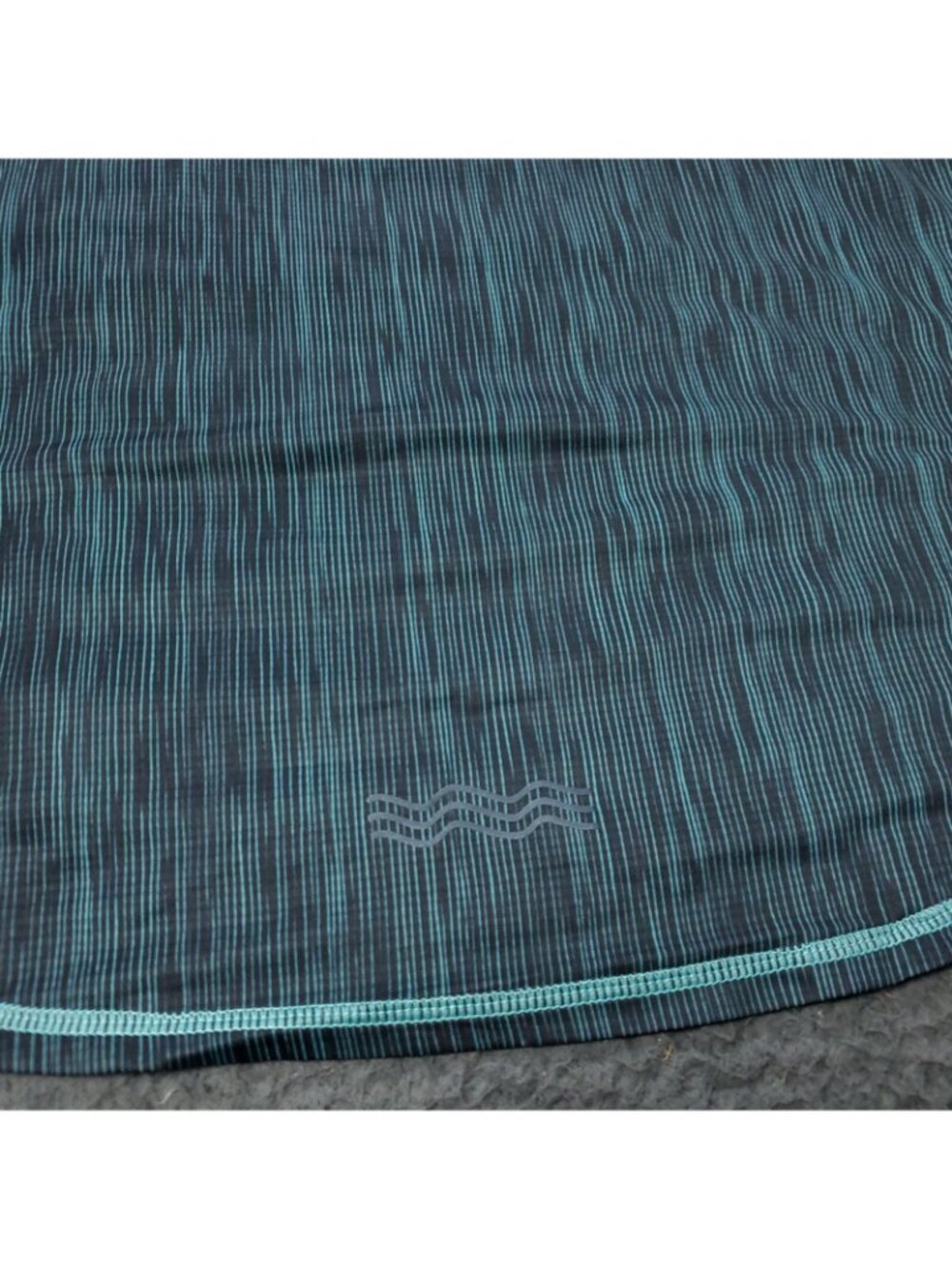 Janji Helio Tech Tank Top Sea Striped Blue Green Womens XL - Picture 8 of 8